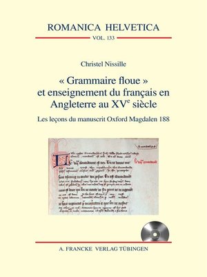 cover image of "Grammaire floue" et enseignement du français en Angleterre au XVe siècle